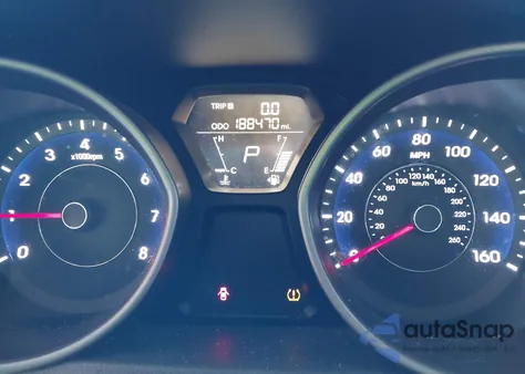 2013 Hyundai Elantra Limited z USA, uszkodzony, nr VIN 5NPDH4AE2DH265992